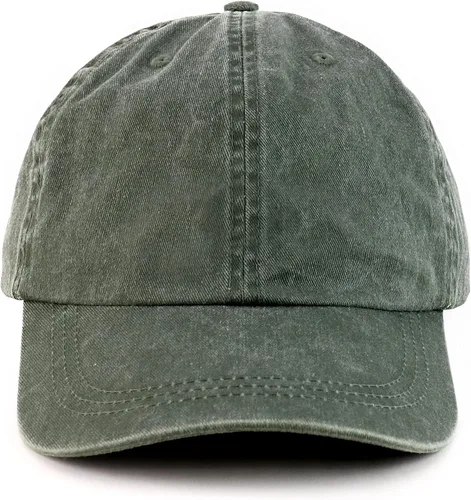 Vista 2 de Armycrew Gorra de béisbol sin estructurar teñida con pigmento de algodón lavado grande XXL