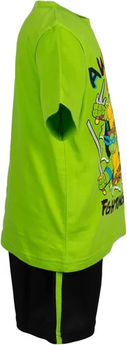 Vista 7 de Teenage Mutant Ninja Turtles Conjunto de camiseta estampada y pantalones cortos de malla