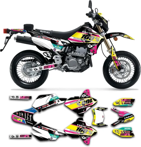 Vista 19 de Kit de calcomanías personalizadas para Suzuki DRZ400 E / DRZ400 Enduro / DRZ400E / DR-Z400E / DRZ400 EN 1999-2024, SZDRSE9919003-KO