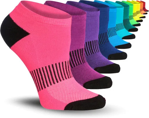 Vista 41 de Tipi Toe Women’s 12 Pack Cushioned Low Cut Socks – Breathable, Moisture-Wicking Athletic Comfort for Running & Daily Wear