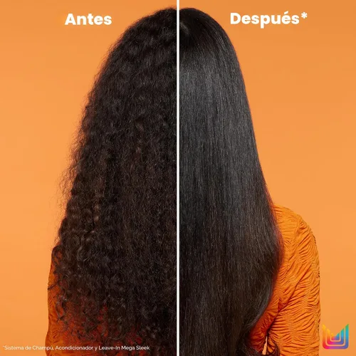 Vista 4 de Matrix Mega Sleek Shampoo - Smoothing and Detangling, For Dry, Damaged & Frizzy Hair
