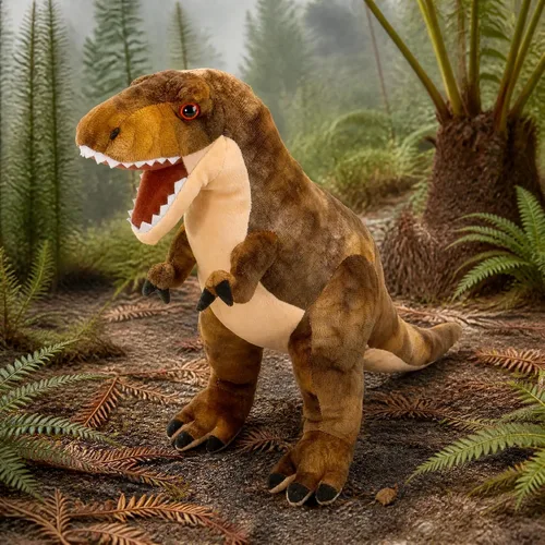 Vista 2 de Wild Republic T-Rex Peluche, Animal de Peluche de Dinosaurio, Juguete de Peluche, Regalos para Niños, Dinosauria 10 Pulgadas