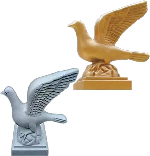 Vista 3 de Molde de estatua de hormigón, moldes de cemento para animales, molde de estatua de jardín de concreto para decoración de jardín EAIVENY Unique