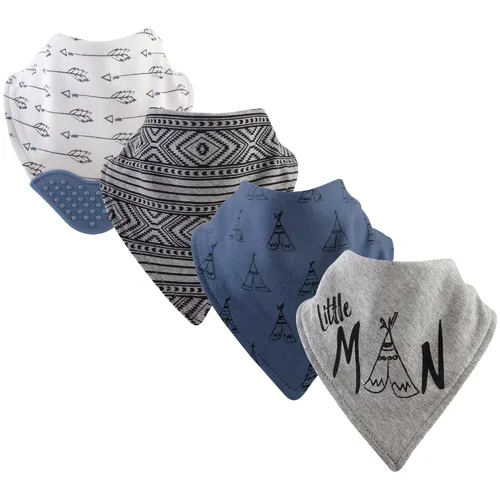Vista 11 de Yoga Sprout Babero bandana con mordedor, alas, paquete de 4 Paquete de 4 alas