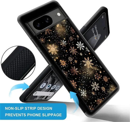 Vista 1497 de Compatible con Google Pixel 4A 5G Mobile Case Creative Acrylic Panel trasero Silicona Protección Grip especialmente diseñado para Google Pixel 4A 5G