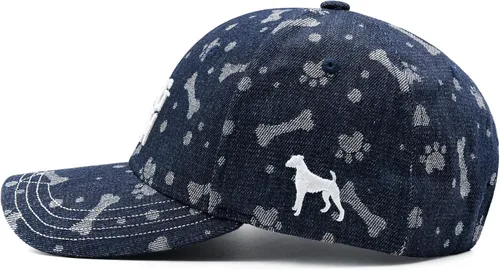 Vista 8 de Waldeal Gorra bordada de béisbol con diseño de perro para mujer, diseño de pata de jacquard, regalo para amantes