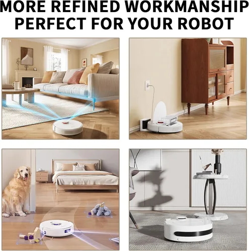 Vista 7 de roomba - Cargador Roomba, base de carga Roomba, estación de acoplamiento de repuesto para Roomba e5 e6 i1 i3 i4 i6 i7 i8 500 600 700 800 900 Series