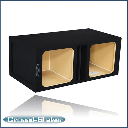 Vista 7 de Caja auxiliar ventilada de doble puerto central de 12 pulgadas para subwoofer y caja de altavoz de tierra