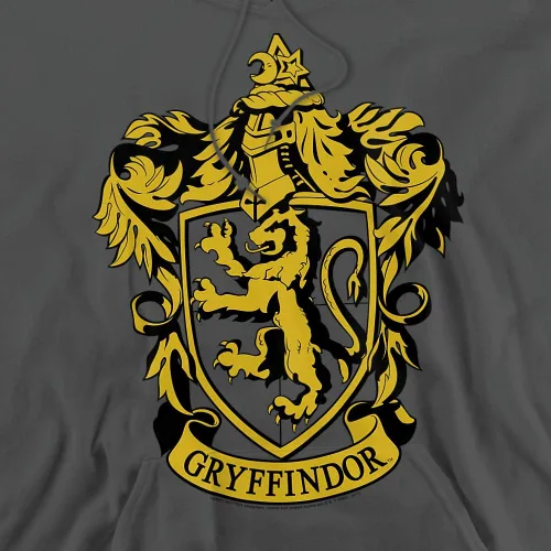 Vista 2 de Trevco Harry Potter Gryffindor Crest - Sudadera con capucha unisex para adultos