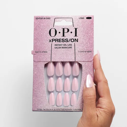 Vista 5 de OPI xPRESS/ON Press on Nails Short Round Classic, Long Almond & Coffin Shape Press-On Professional Nail Art Kit