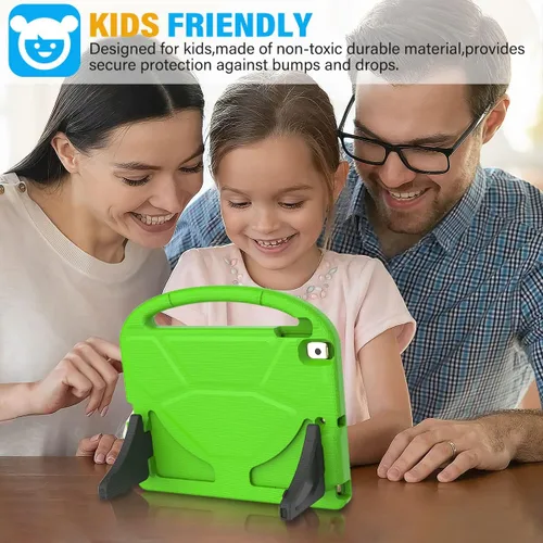 Vista 3 de SUPLIK Funda para niños para iPad de 9ª/8ª/7ª generación, 10.2 pulgadas 2021/2020/2019 con protector de pantalla, duradera a prueba de golpes