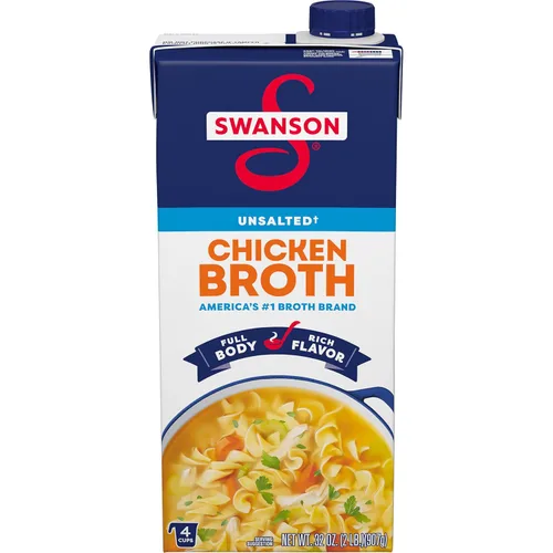 Vista 14 de SWANSON S Caldo de pollo 100% natural, cartón de 32 onzas