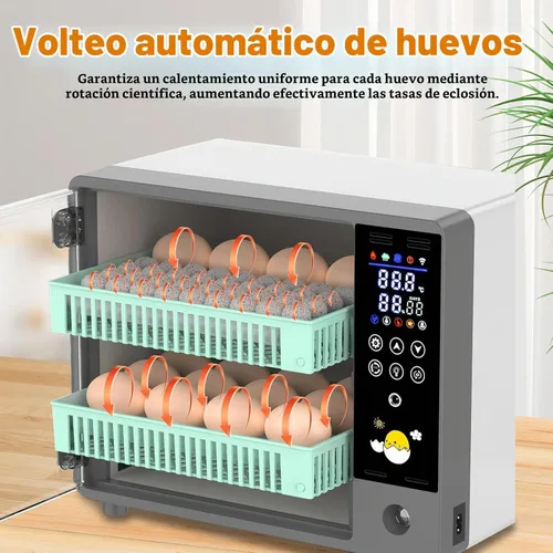 Vista 3 de Incubadora de huevos de 24 huevos Turner automático Control