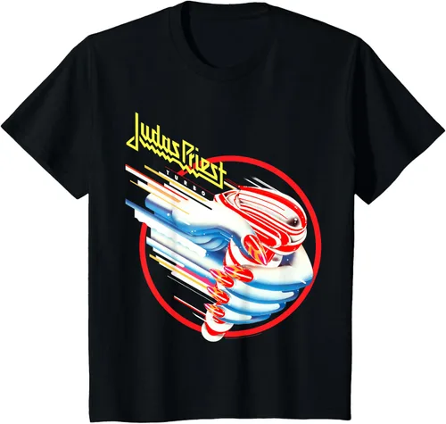 Vista 12 de Judas Priest Camiseta Turbo Album Negro