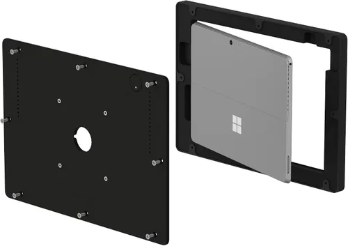 Vista 5 de VidaMount Carcasa VESA negra compatible con Microsoft Surface Pro 7+, Pro 7, Pro 6, Pro 5, Pro 4 Negro