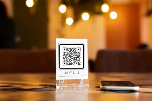 Vista 9 de Personalizar código QR imagen/texto vinilo adhesivo parachoques adhesivo para restaurantes, oficina, hogar (3 pulgadas de ancho)