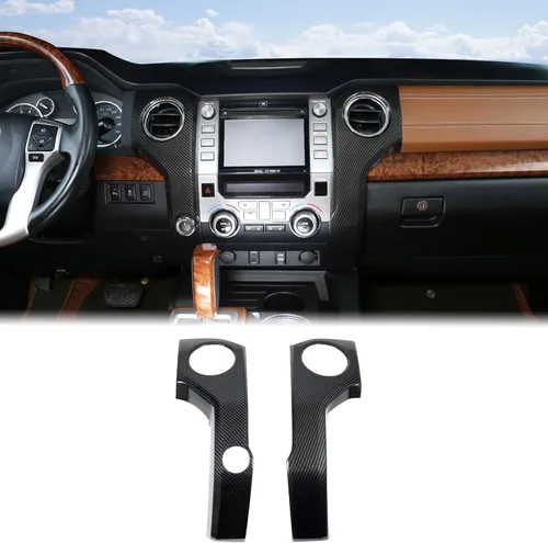 Vista 12 de Cubierta de salida de aire para consola central de automóvil, compatible con Toyota Tundra 2014-2021, consola central, panel de aire acondicionado