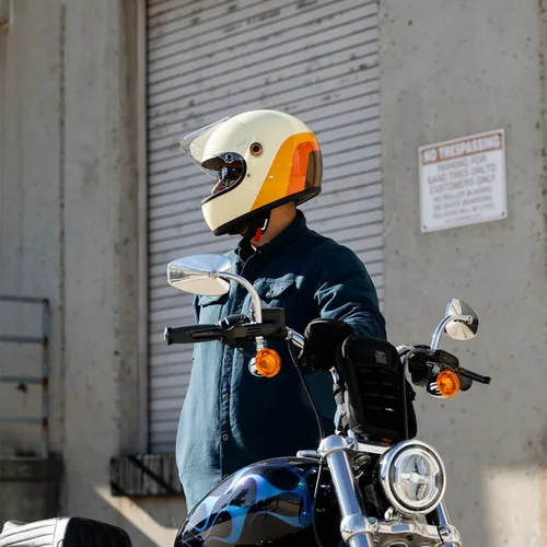 Vista 5 de Biltwell Gringo S DOT ECE R22.06 - Casco de moto para 20 aniversario