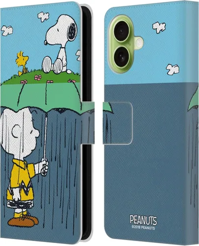 Vista 200 de Head Case Designs Peanuts Charlie & Woodstock Nap Halfs and Laughs - Funda de piel tipo cartera con licencia oficial compatible con Apple iPhone 11