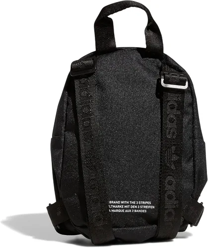 Vista 5 de adidas Originals Trefoil 2.0 - Mochila pequeña de viaje, color negro y blanco, talla única