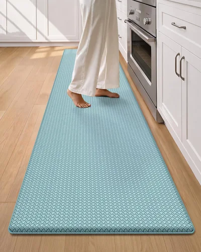 Vista 43 de Color&Geometry - Alfombra antideslizante para cocina Gris