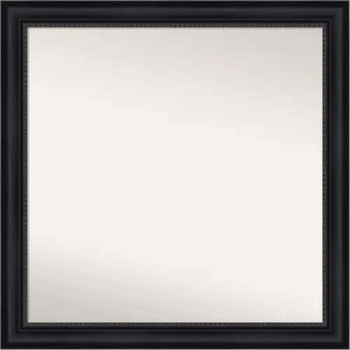 Vista 7 de Amanti Art Espejo personalizado, espejo de baño negro Astor, espejo de pared o espejo de tocador de baño sobre el fregadero (25 x 25 pulgadas)