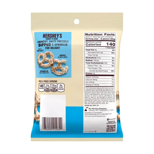 Vista 2 de Hershey's Galletas de pretzels sumergidas 'N' Crème 4.23 oz