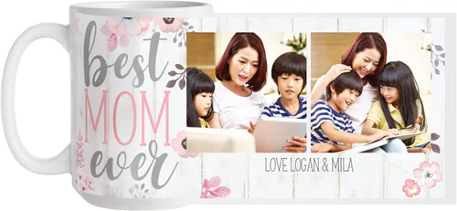 Vista 6 de Let's Make Memories Taza personalizada – Best Moms Get Promoted to Grandma Taza de café personalizada – para abuelas – Personalizar con nombres