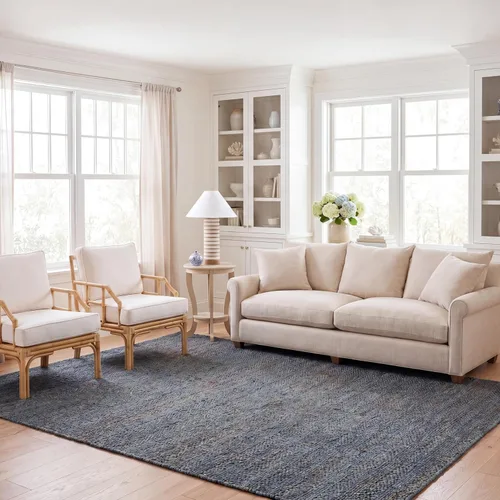 Vista 28 de SAFAVIEH Natural Fiber Collection - Alfombra decorativa de 2 x 3 pies, color lejía, yute hecho a mano, diseño trenzado tejido, ideal para entrada