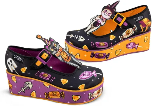 Vista 2 de Hot Chocolate Design Chocolaticas Mary Jane Zapatos de plataforma, para mujer