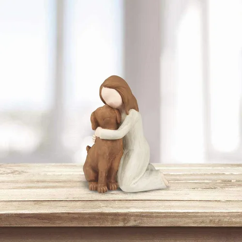 Vista 2 de Hensonever Figuras de ángel - Ángel de la Amistad regalos conmemorativos para los amantes