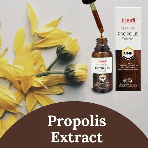 Vista 2 de Hi Well Premium Propolis MGO 830+ Extracto 1.0 fl oz