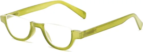 Vista 7 de The Shay - Gafas de lectura de media lectora, semirarimas, coloridas, 1.25 transparentes