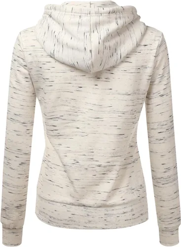 Vista 3 de DOUBLJU Suéter básico ligero y esencial, cómodo, informal, sin botones, sudadera con capucha para mujer, tallas extragrandes
