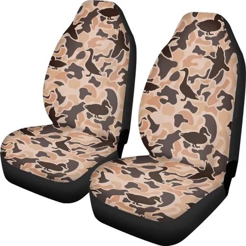 Vista 39 de ELEQIN 250 fundas de asiento delantero de automóvil con bandera patriótica estadounidense, paquete de 2 protectores de asiento de poliéster suaves