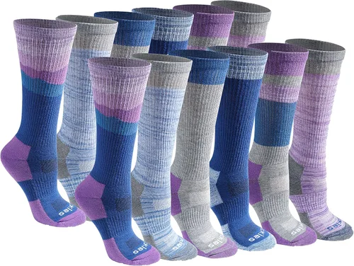 Vista 21 de Dickies Women's Dri-Tech Fashion Moisture Control Crew Socks (6, 12 Pairs)