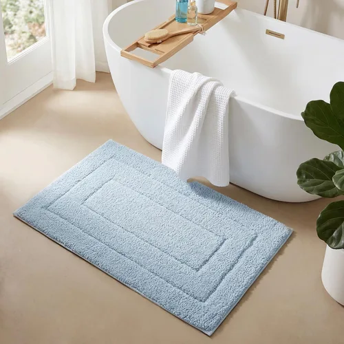 Vista 39 de GRANNY SAYS Alfombra de baño azul bebé de 16 x 24 pulgadas, alfombrilla