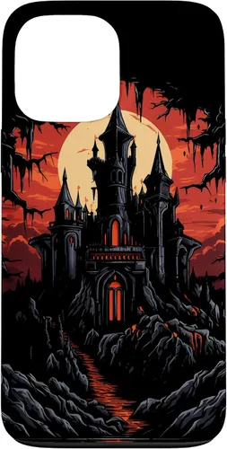 Vista 24 de Carcasa de fantasía oscura para iPhone 16 Castillo gótico Arquitectura Gótica Brujería