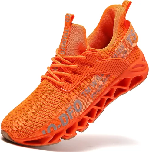 Vista 2 de TSIODFO - Tenis deportivos de moda para mujer, tenis antideslizantes para caminar y correr