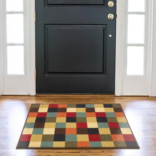 Vista 19 de Ottomanson Alfombra de cocina de 2 x 5 – Alfombra antideslizante para Cajas Multicolor
