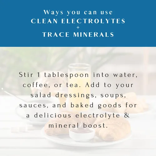 Vista 6 de Mt. Capra Clean Electrolytes + traza minerales Minerales de alimentos integrales de leche de cabra alimentada con pasto Hidratante y fácil