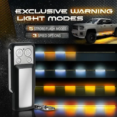 Vista 11 de OPT7 Sidekick - Luces estroboscópicas de aluminio para estribos (2 unidades)