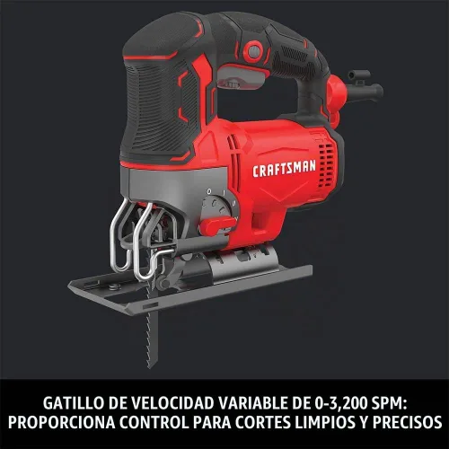 Vista 4 de CRAFTSMAN Sierra de calar, 6.0 amperios, con cable (CMES612)