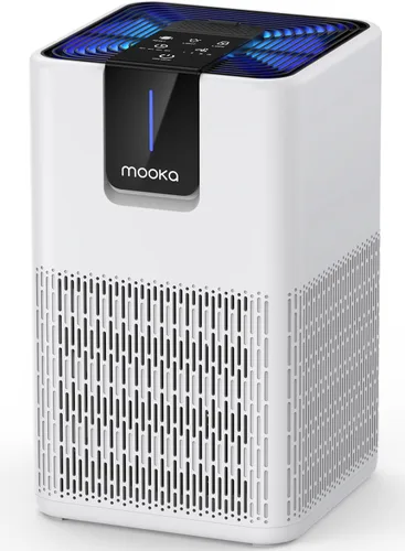 Vista 9 de MOOKA H13 - Purificadores de aire para el hogar, habitación grande, 1250 pies cuadrados, purificador de aire HEPA H13 para mascotas, polvo, olor