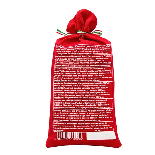 Vista 2 de Menol Spices Auténtico pimentón ahumado húngaro en polvo (dulce ahumado, 3.5 onzas/3.53 oz) Calidad gourmet, producido en la región de Szeged