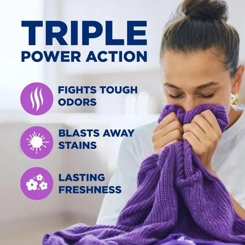Vista 6 de ARM & HAMMER Plus OxiClean con Odor Blasters - Detergente líquido para ropa