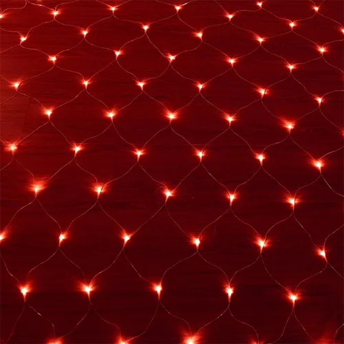 Vista 7 de LJLNION Luces de red de San Valentín, 360 luces LED de 12 pies x 5 pies, cadena de luces de malla conectables, 8 modos de iluminación, adaptador