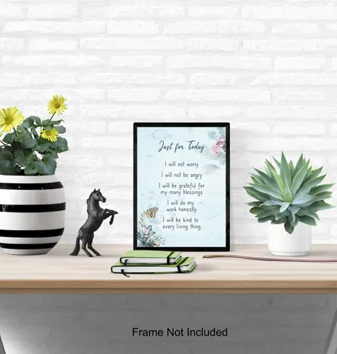 Vista 4 de Póster inspirador con citas motivacionales – Budismo Zen New Age Decoración de pared – Regalo de meditación para budistas, profesores de yoga