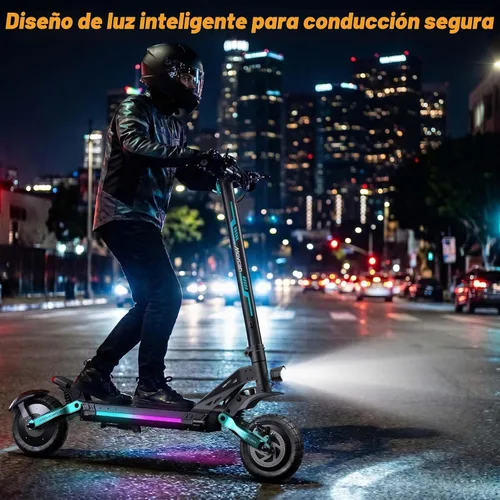 Vista 7 de Movcan Scooter eléctrico serie G100 para adultos CLÁSICO AZUL