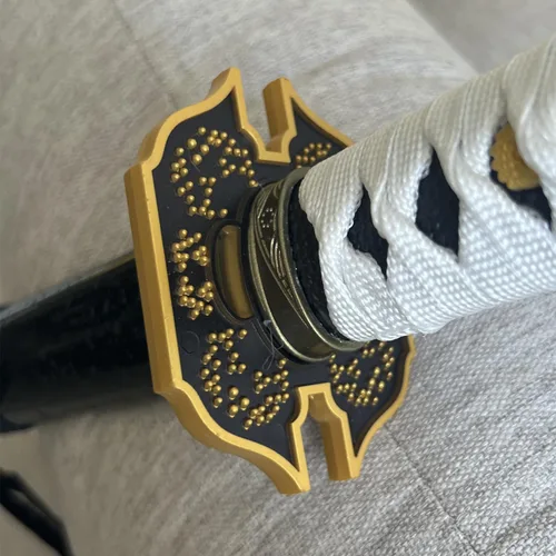 Vista 5 de Espada Vergil de anime de 40 pulgadas Yamato en plástico con soporte de exhibición y cinturón, para cosplay, exhibición coleccionable